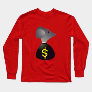 MR MOUSE IN MONEY TASK Long Sleeve T-Shirt